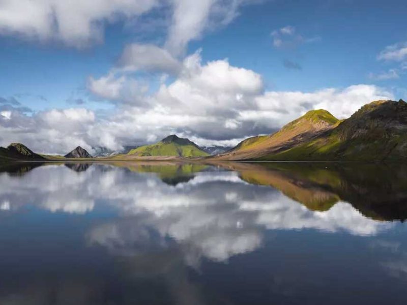 Laugavegur trail in Iceland
